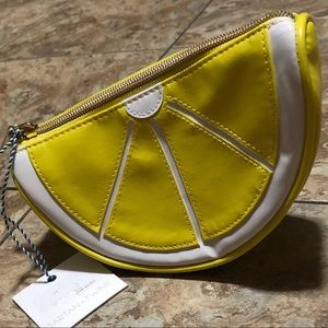 TARTAN TWINE LEMON COSMETIC BAG